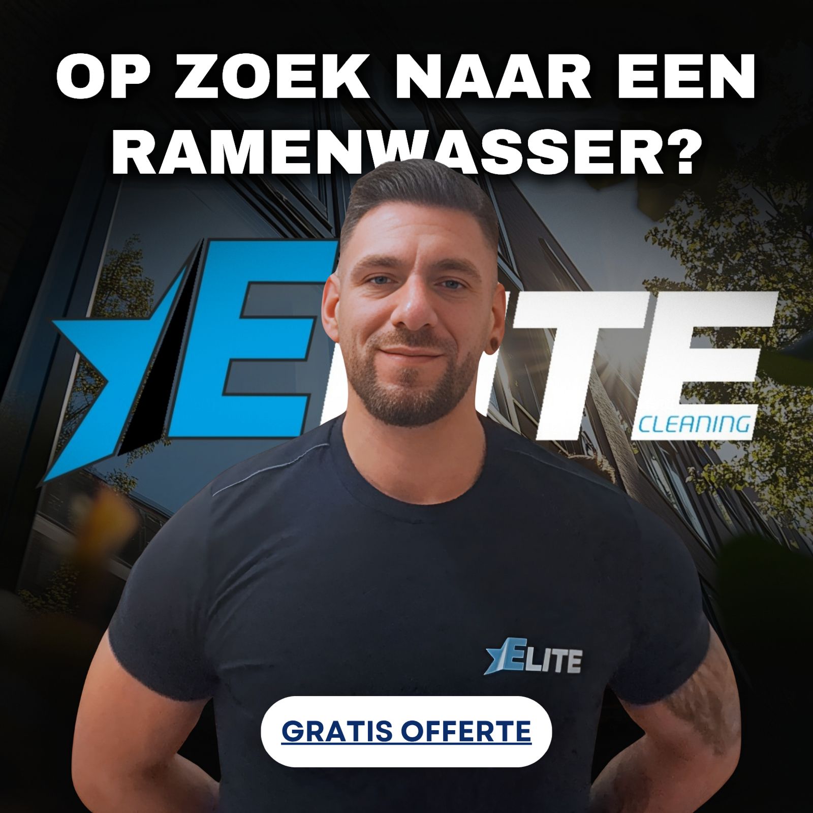 Professioneel gereinigde kozijnen en ramen